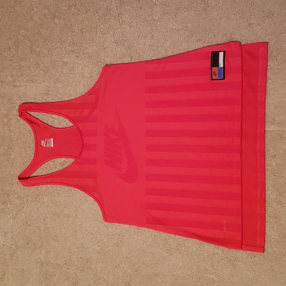 Nike Women's Red Graphic Tank